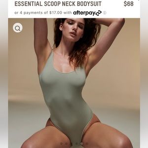 Skims Essential Scoop Neck Bodysuit